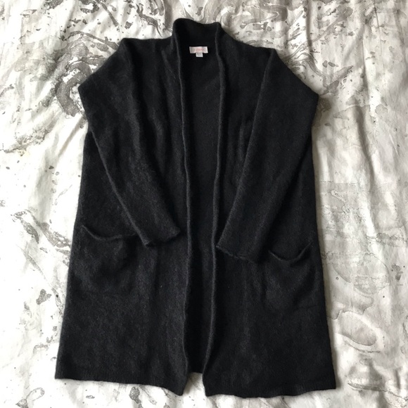 Cuyana Sweaters - Cuyana 100% Cashmere Black Open Cardigan M/L
